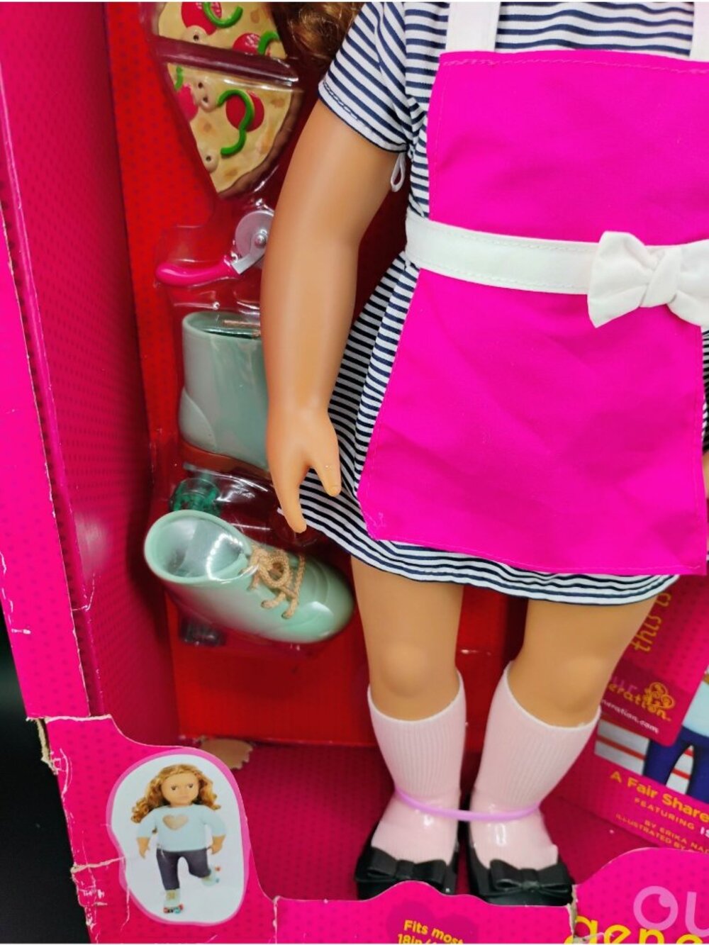 Our Generation Posable 18-Inch Doll Isa With Diner Play Accessories - Picture 5 of 11